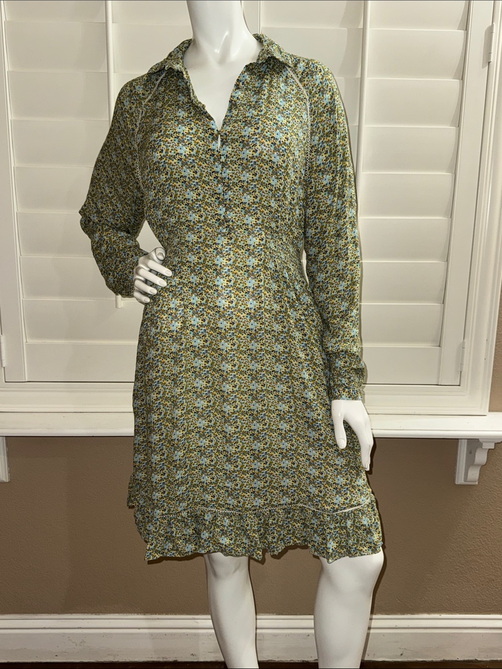 Scotch & Soda Easy Raglan Sheer Dress Multi